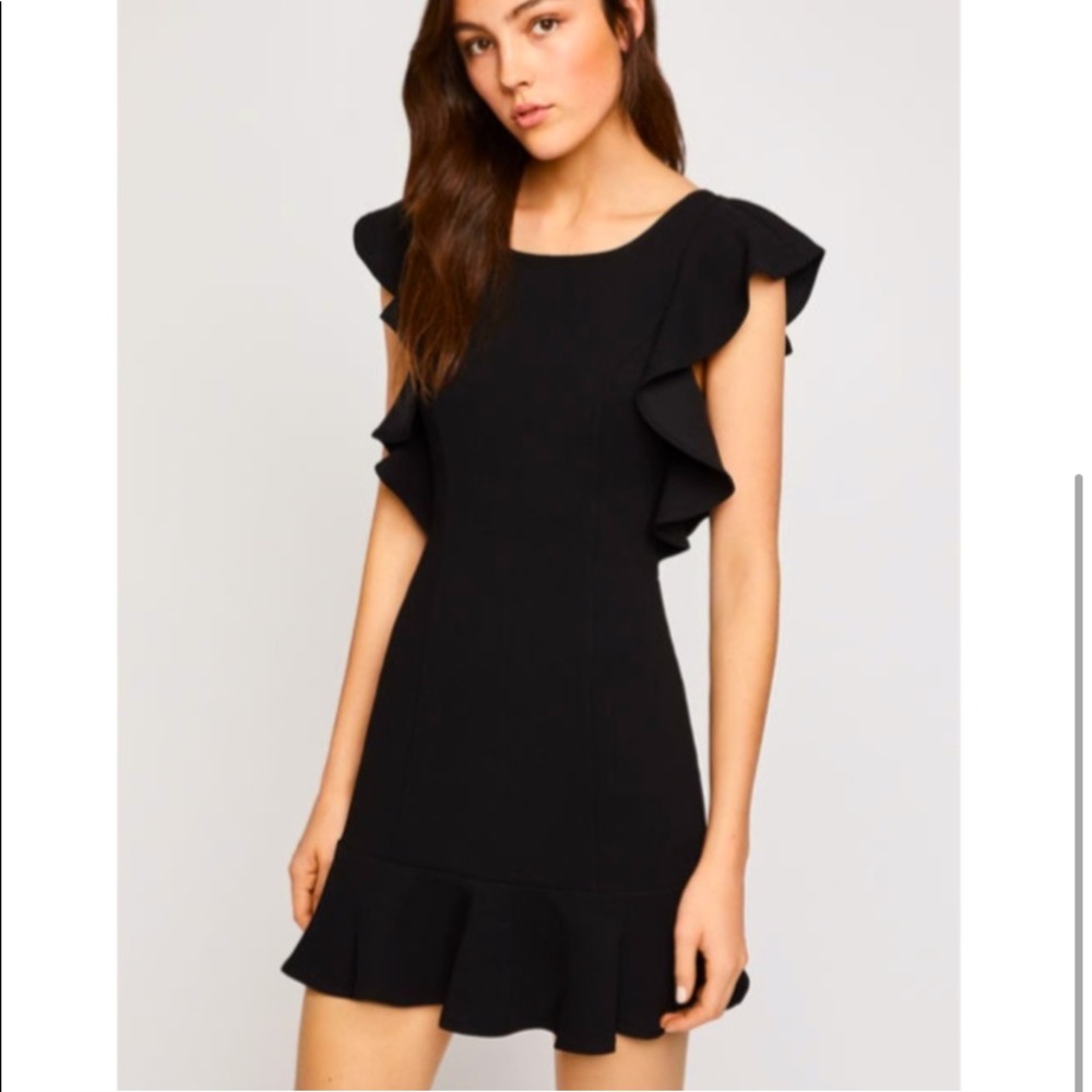 Black Ruffle Dress